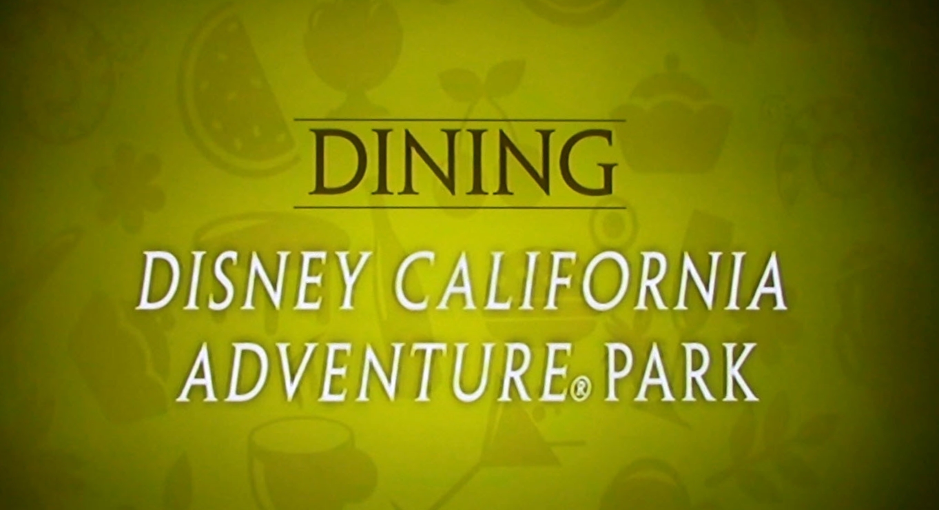 Disneyland Dining Guide Disneyland Resort TV (2017)