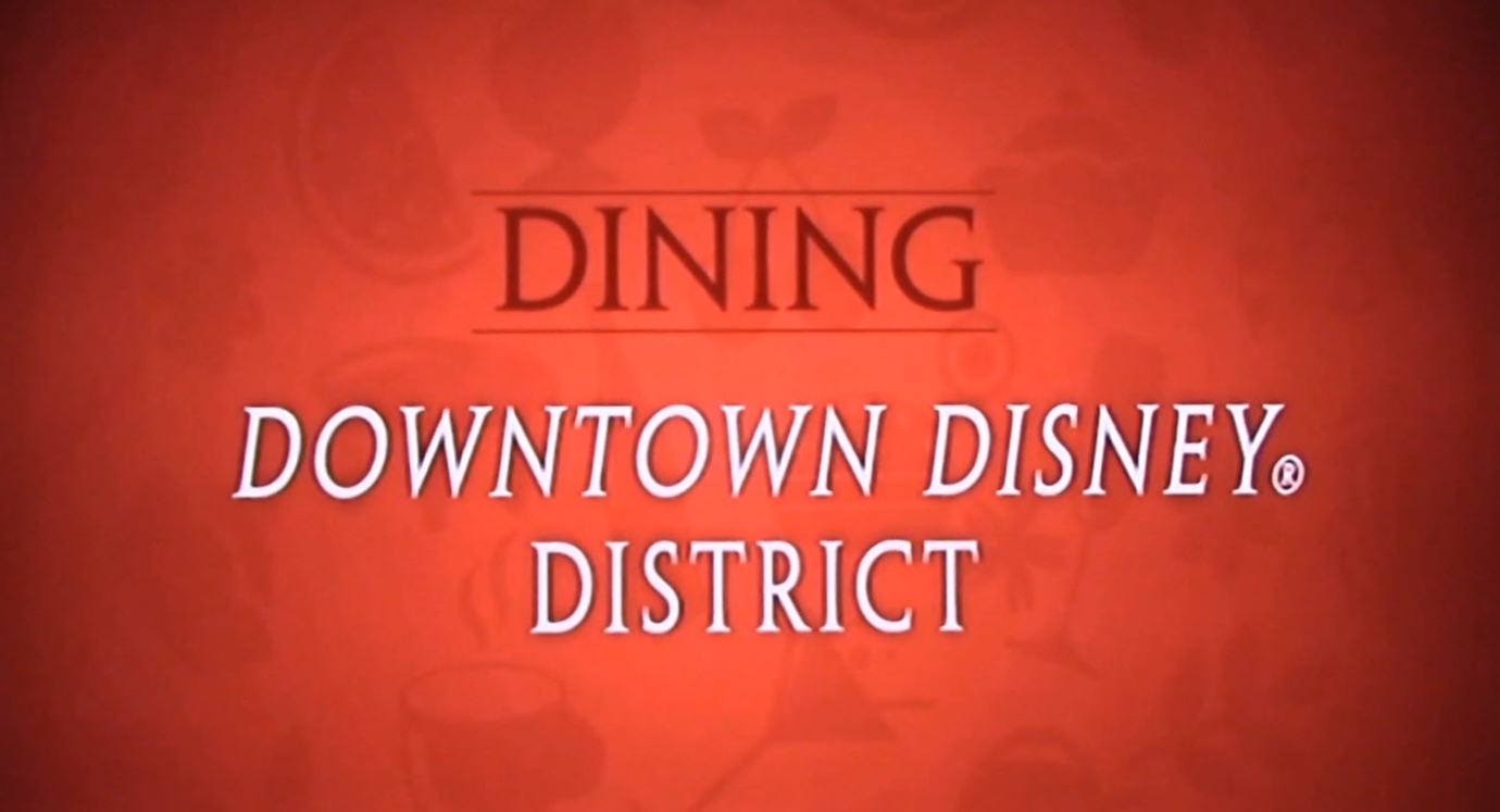 Disneyland Dining Guide Disneyland Resort TV (2017)