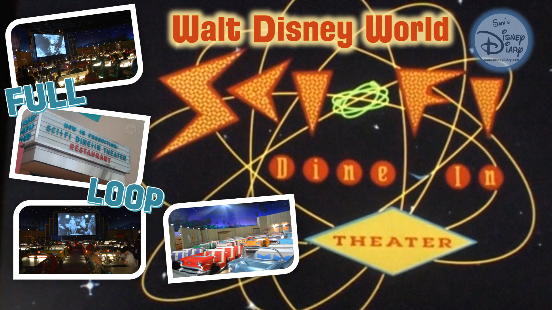 Walt Disney World Sci Fi Dine in Theater Full Loop Sams Disney Diary