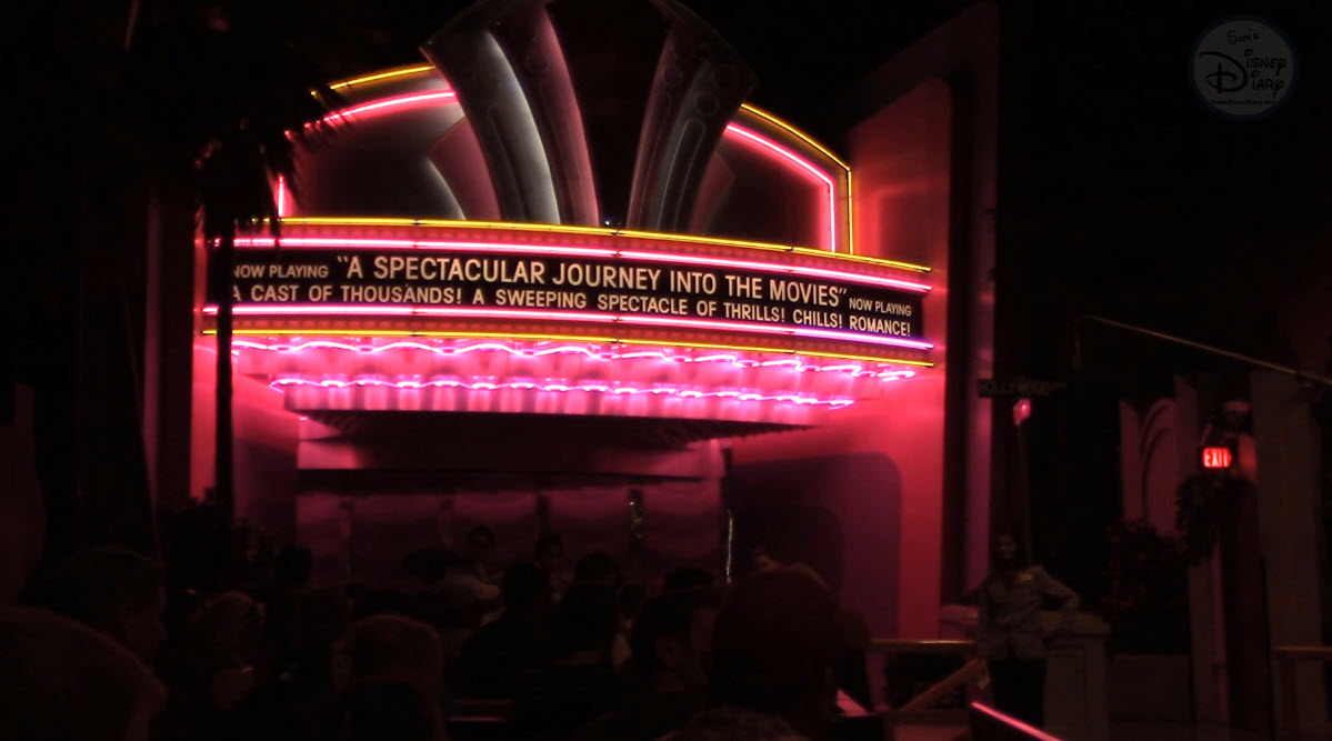 Sams Disney Diary The Great Movie Ride Indoor Marquee