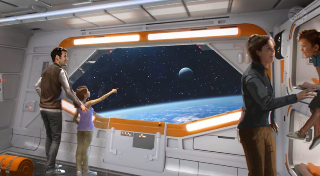 Star Wars Galactic Starcruiser Concept Art Cabin