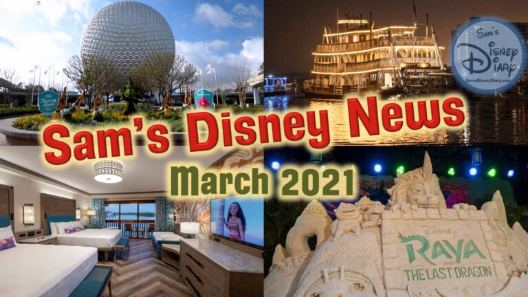 Disney News | Sam's Disney News | March 2021 | Sam's Disney Diary | Epcot Flower & Garden Festival