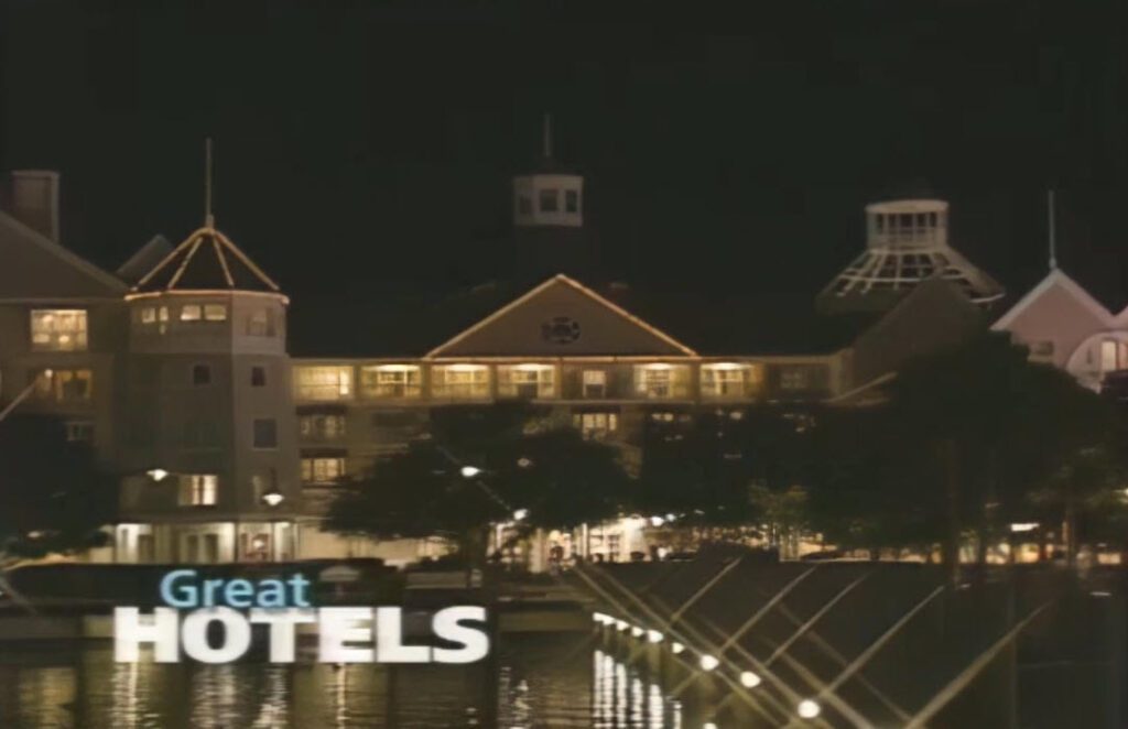 Great Hotels with Samantha Brown | Disney's Yacht and Beach Club Resort | Travel Channel 2001