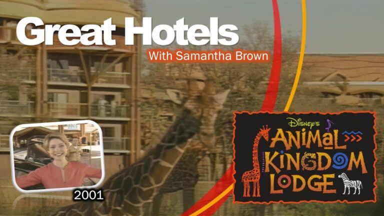 Great Hotels with Samantha Brown | Disney's Animal Kingdom Lodge | Travel Channel 2002