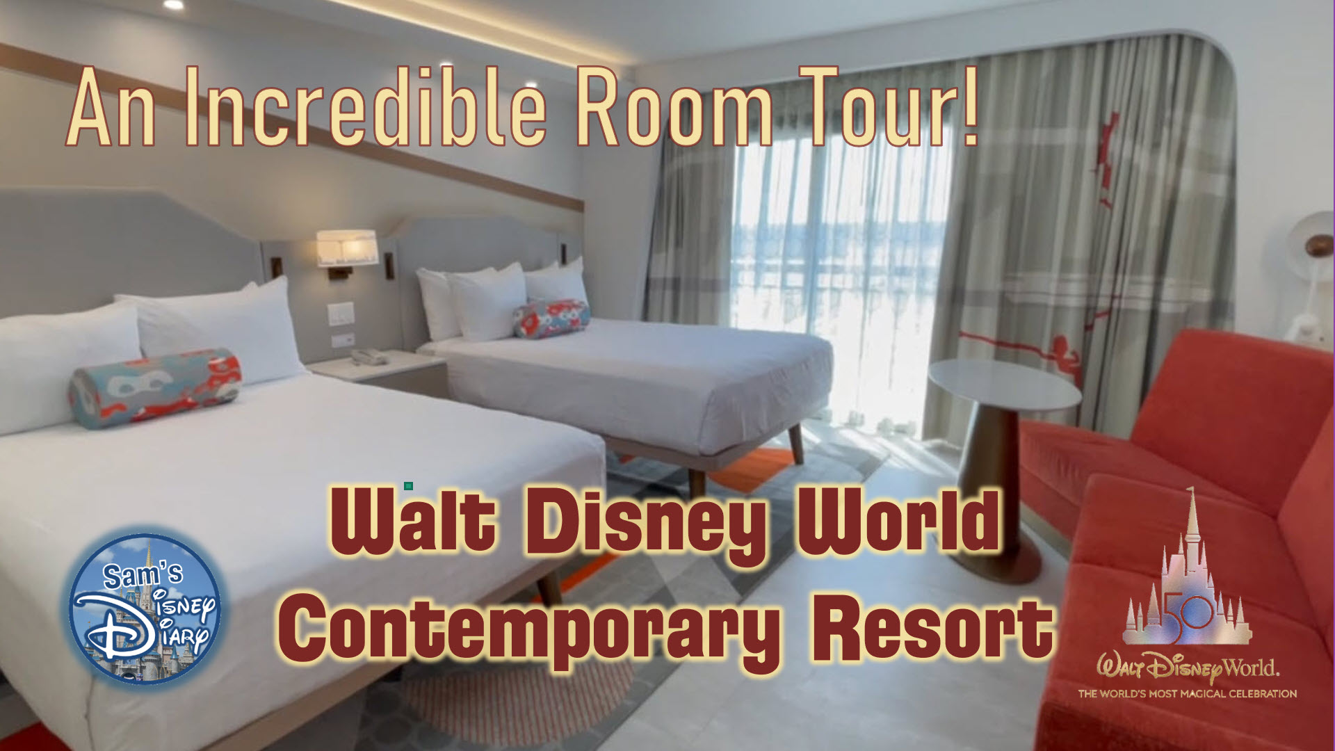 Walt Disney World Resort | Disney Contemporary Resort | Room Tour | Incredible Room