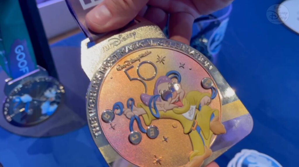 Walt Disney World 50th Anniversary | runDisney | 2022 Marathon Weekend | Medals | Disney Marathon | Dopy Challenge Marathon Medal