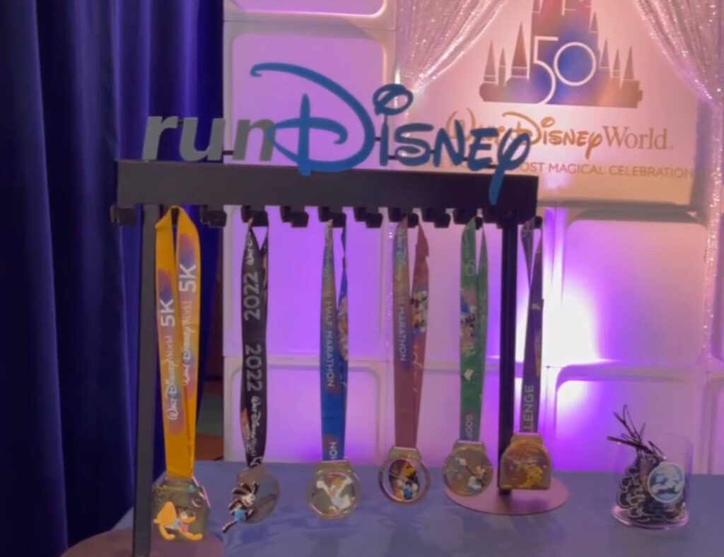Walt Disney World 50th Anniversary | runDisney | 2022 Marathon Weekend | Medals | Disney Marathon | Faron Kelley