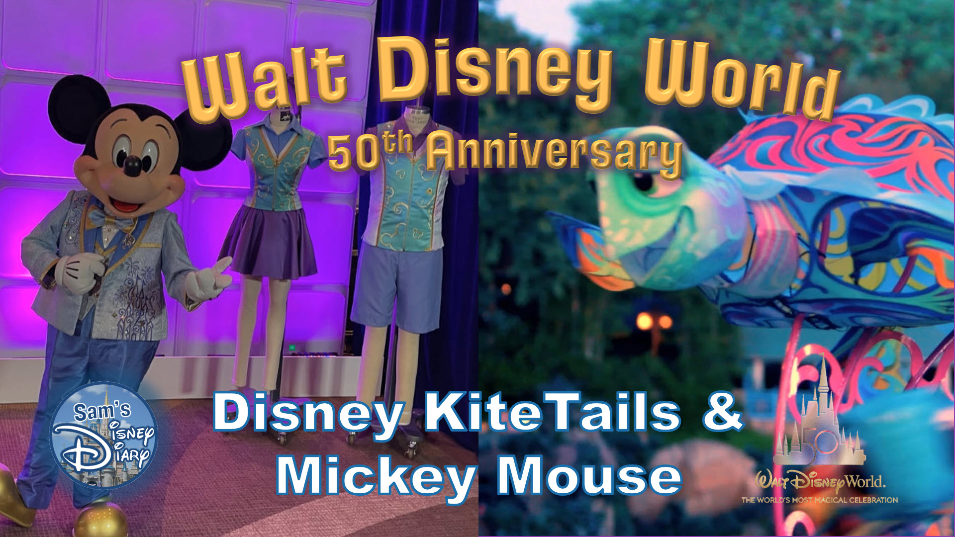 KiteTails | Mickey Mouse | EARidescent 8 | Walt Disney World 50th Anniversary | Sam's Disney Diary