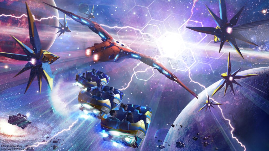 Walt Disney World | Guardians of the Galaxy | Cosmic Rewind | Epcot | OmniCoaster | Roller Coaster