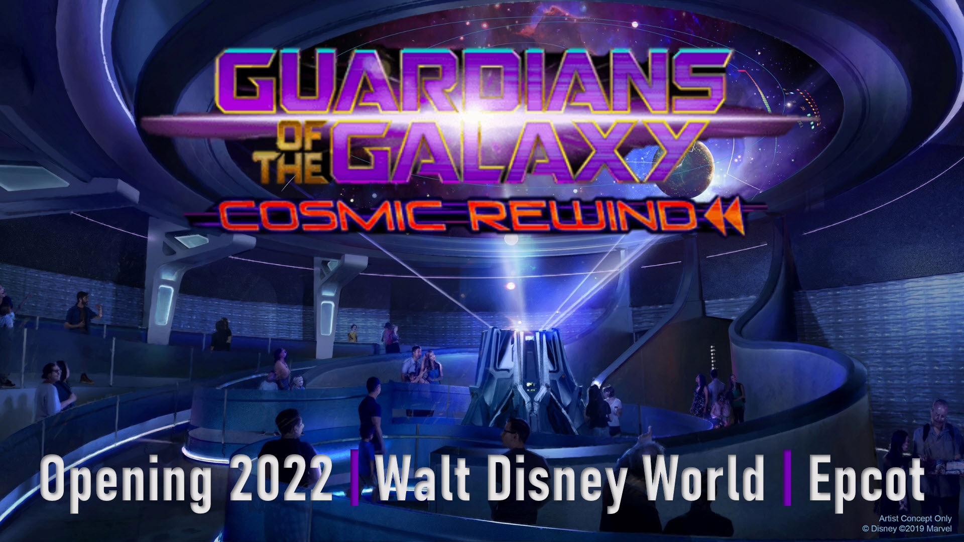 Walt Disney World | Guardians of the Galaxy | Cosmic Rewind | Epcot | OmniCoaster | Roller Coaster