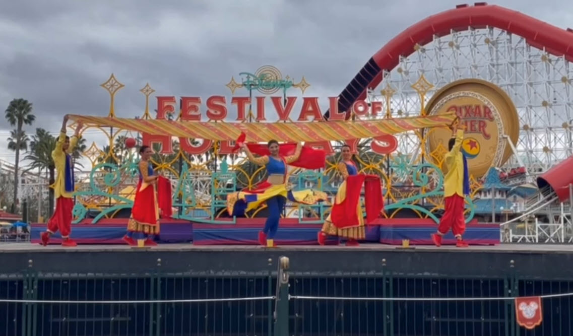 Disney California Adventure | Disneyland Christmas | Blue13 Dance Company | Diwali | Bollywood