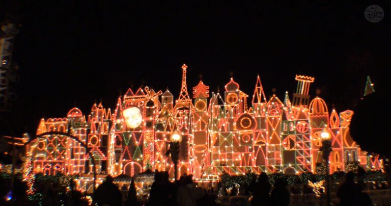 Disneyland It's a Small World Projection Show