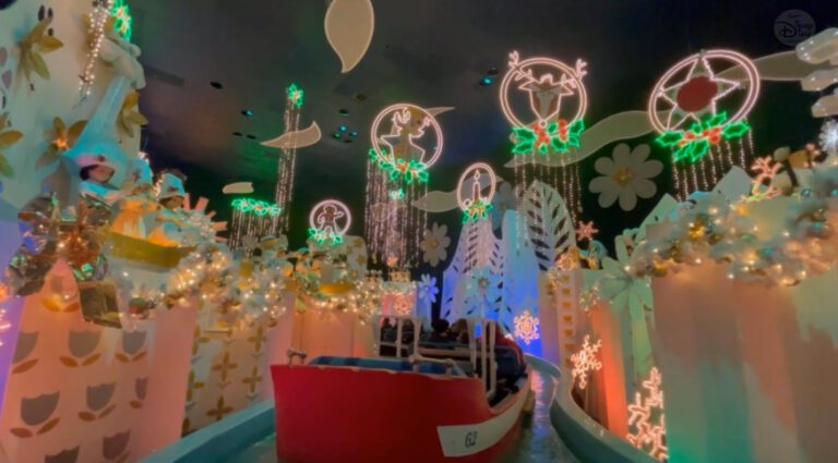 Disneyland It's a Small World Holiday 2021 2022