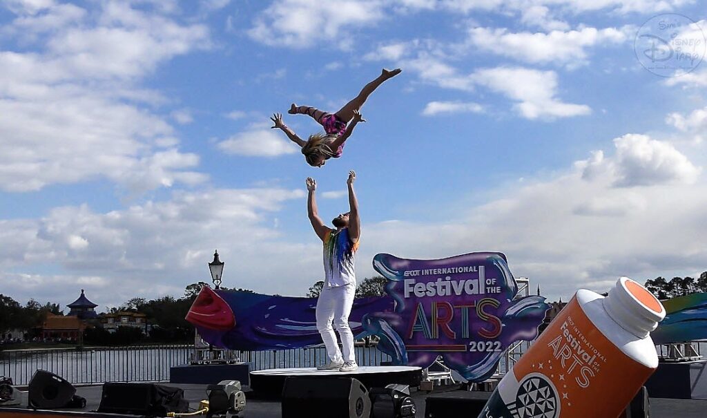 Art Defying Gravity | Epcot Festival of the Arts 2022 | Walt Disney World | Art Defying Gravity