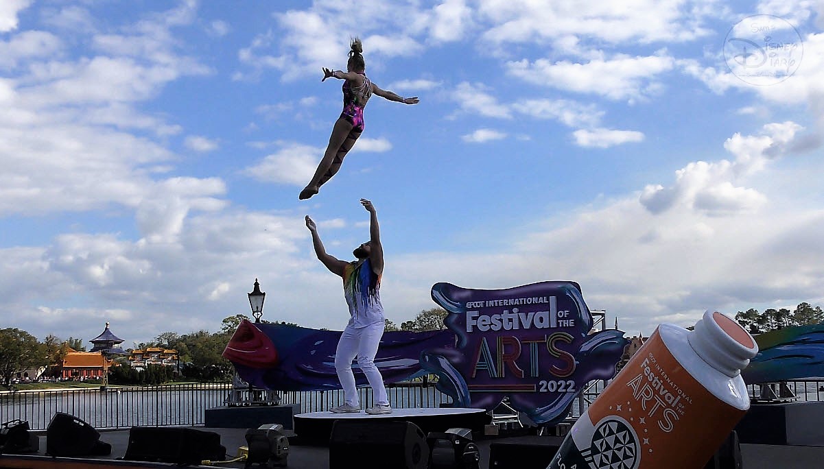 Art Defying Gravity | Epcot Festival of the Arts 2022 | Walt Disney World | Art Defying Gravity