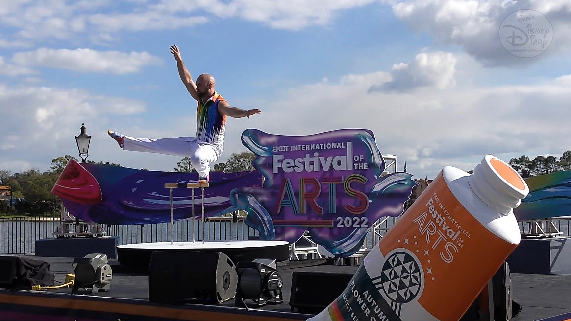 Art Defying Gravity | Epcot Festival of the Arts 2022 | Walt Disney World | Art Defying Gravity