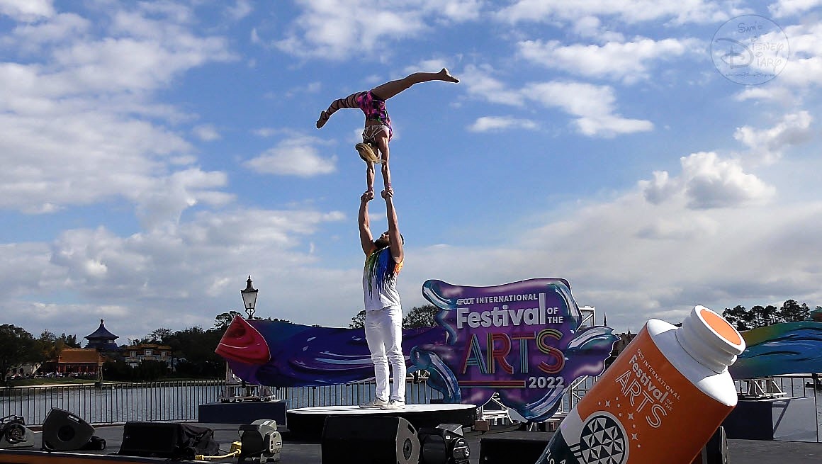 Art Defying Gravity | Epcot Festival of the Arts 2022 | Walt Disney World | Art Defying Gravity