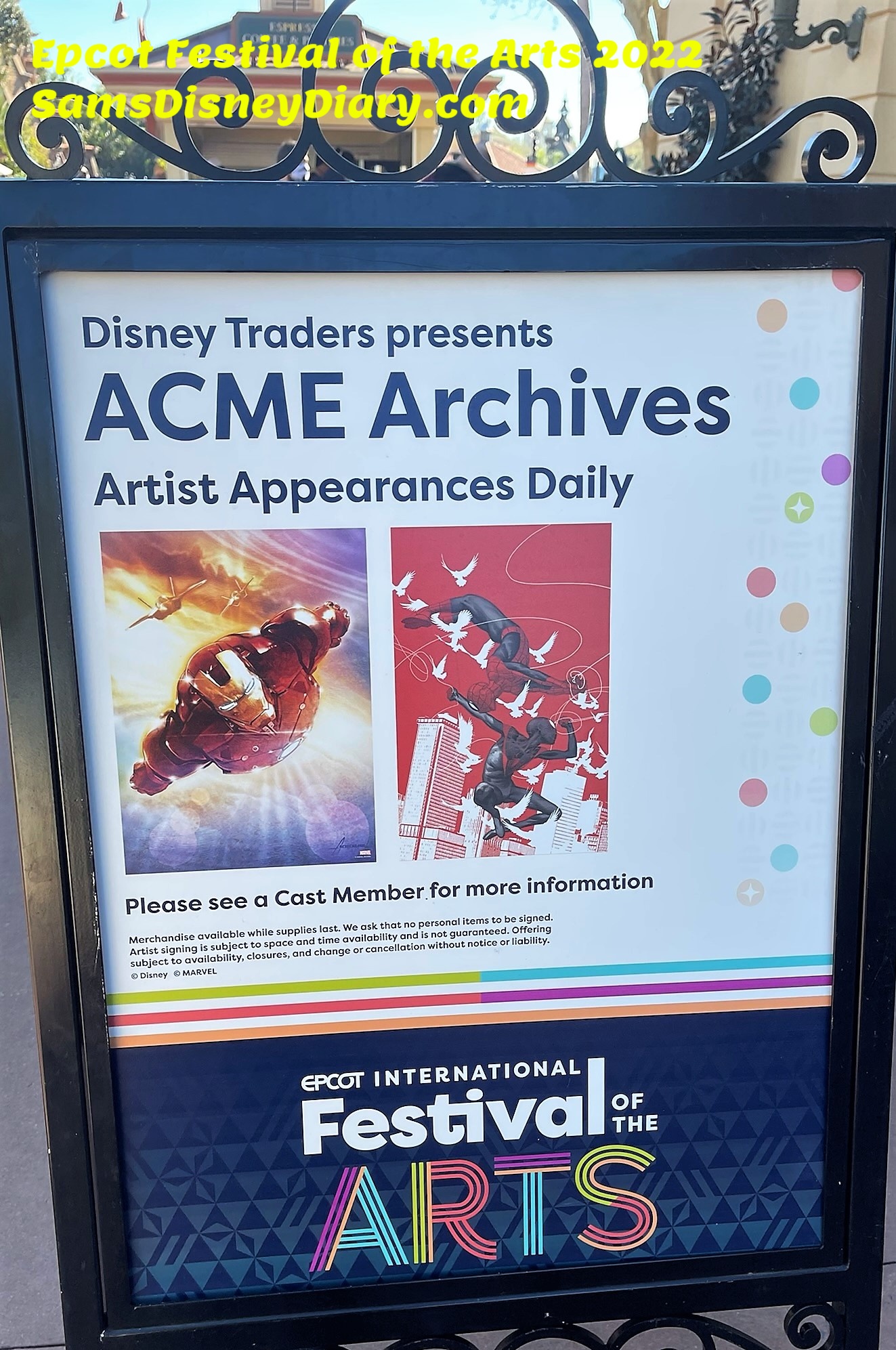 Epcot Festival of the Arts 2022 Photo Report Sam's Disney Diary