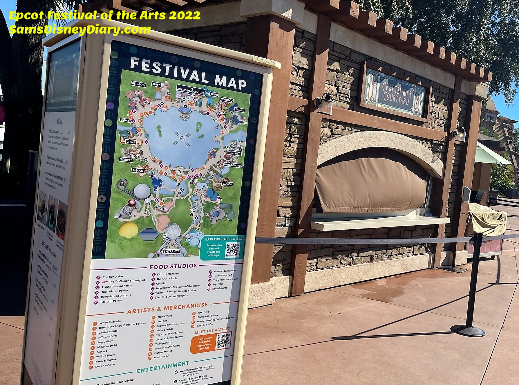 Epcot Festival of the Arts 2022 Photo Report Sam's Disney Diary