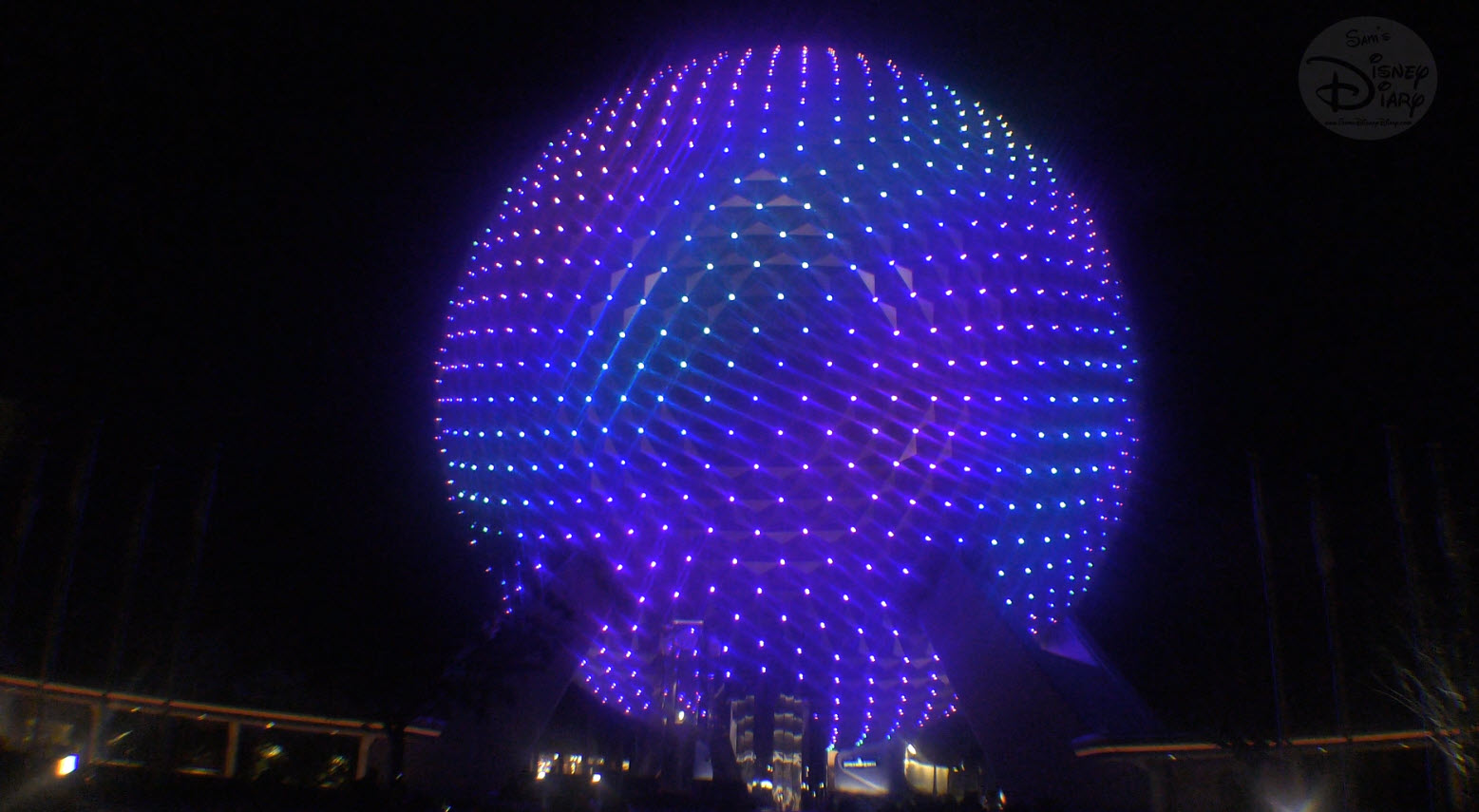 Spaceship Earth Loop | Walt Disney World | Epcot Festival of the Arts 2022 | Background Loop Rainbow