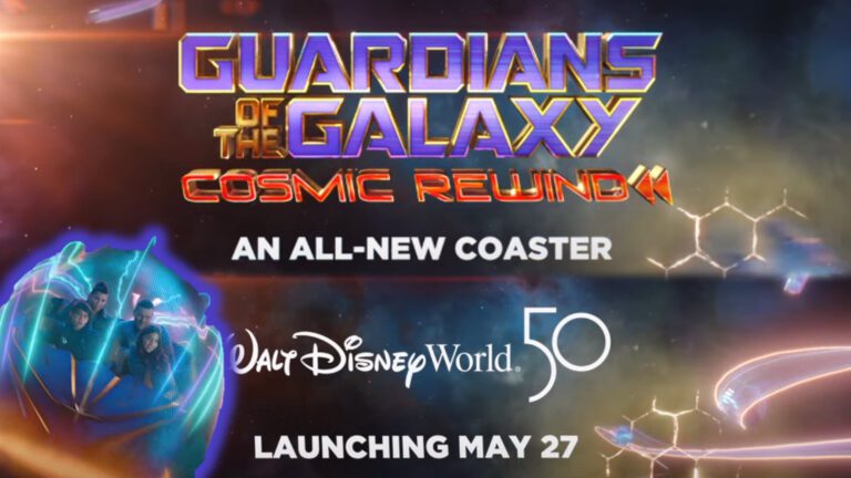 Guardians of the Galaxy Cosmic Rewind set to Open May 27, 2022