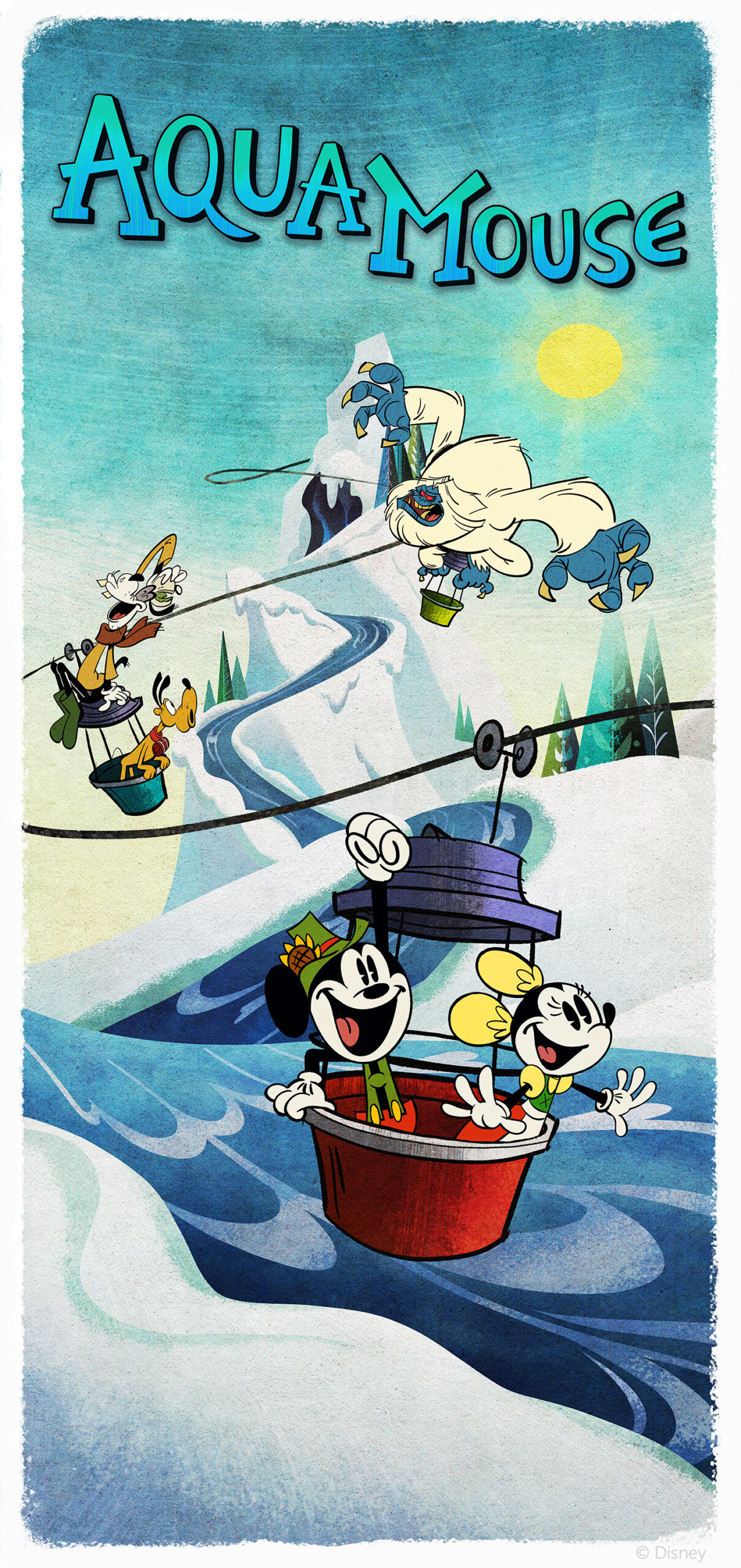 Disney Wish Swiss Meltdown Poster Aquamouse