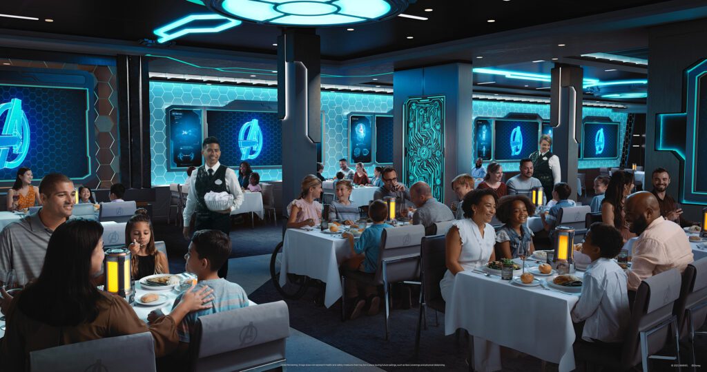 Disney Wish Worlds of Marvel Interior