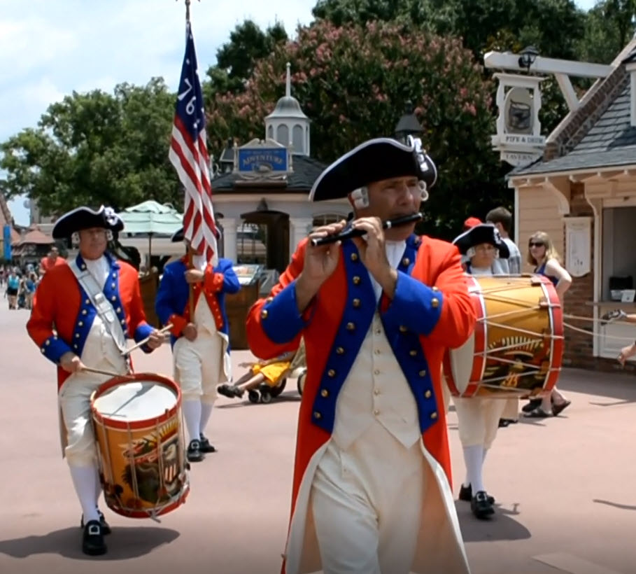 The Spirit of America Fife & Drums Corp.| Walt Disney World | Epcot | 2013 | American Adventure
