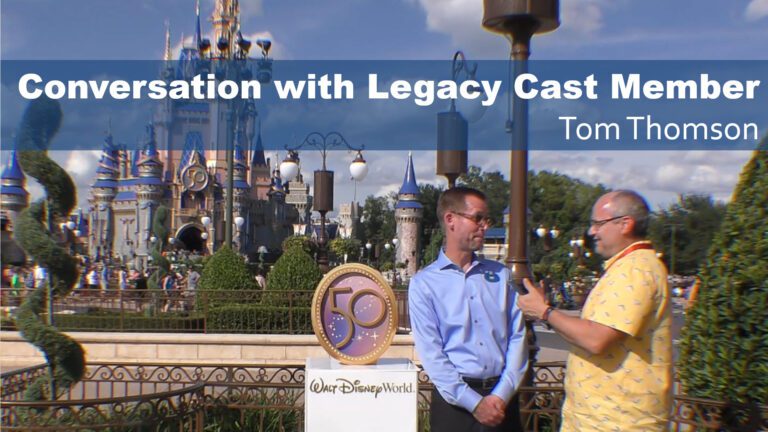 A Conversation with Legacy Cast Member Tom Thomson | Walt Disney World | 50th Anniversary