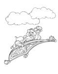 Disney Coloring Pages – Magic Carpet