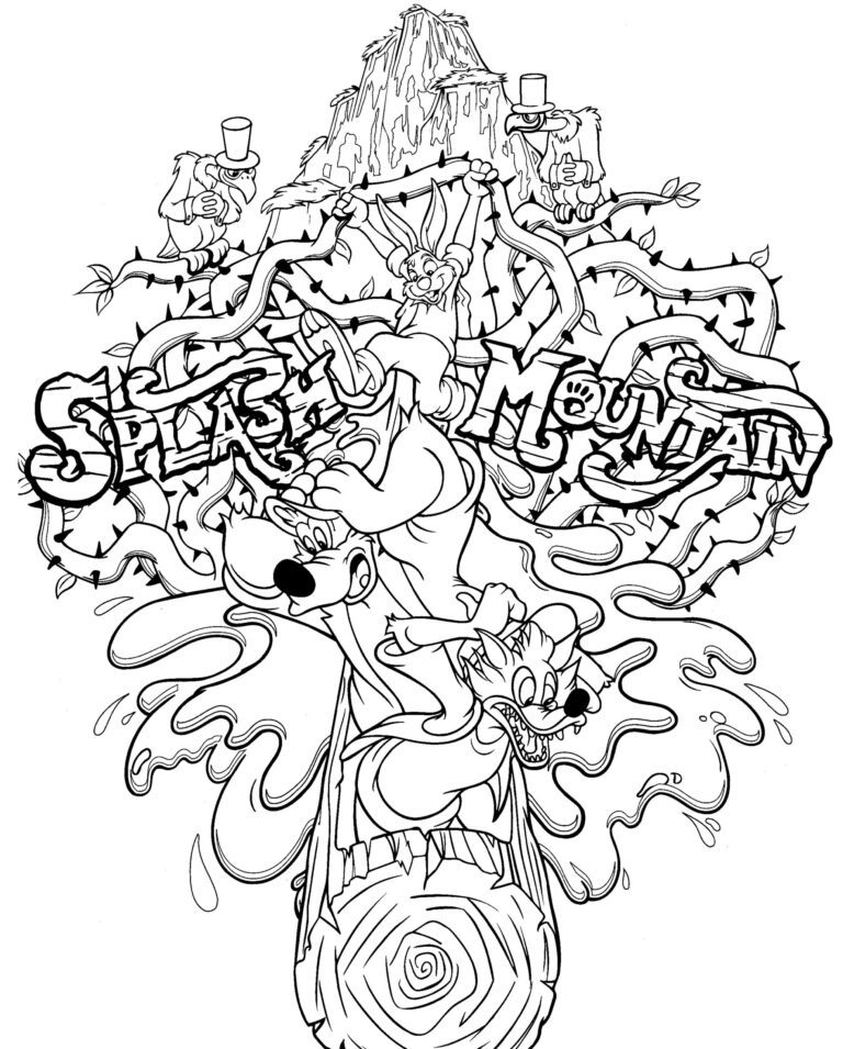 Walt Disney World Coloring Pages Sam's Disney Diary