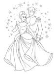 Disney Coloring Pages – Cinderella and Prince