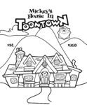 Disney Coloring Pages – Mickey’s House in ToonTown