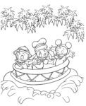 Disney Coloring Pages – Huey, Dewey Louie Kali River Rapids