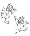 Disney Coloring Pages – Chip and Dale