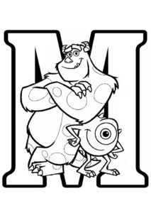 Disney Coloring Pages – Monsters Inc