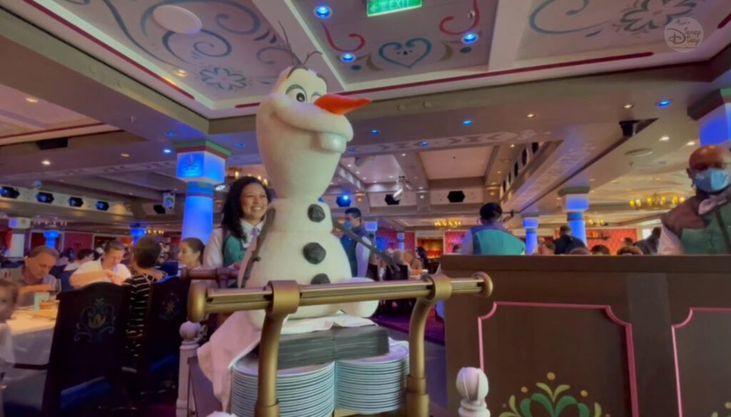 Arendelle A Frozen Dining Adventure aboard the Disney Wish Full Show OLAF