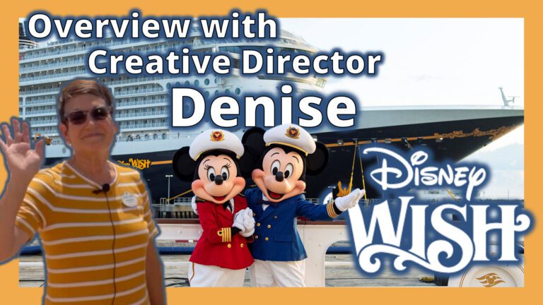 Disney Wish overview with Creative Director Denise