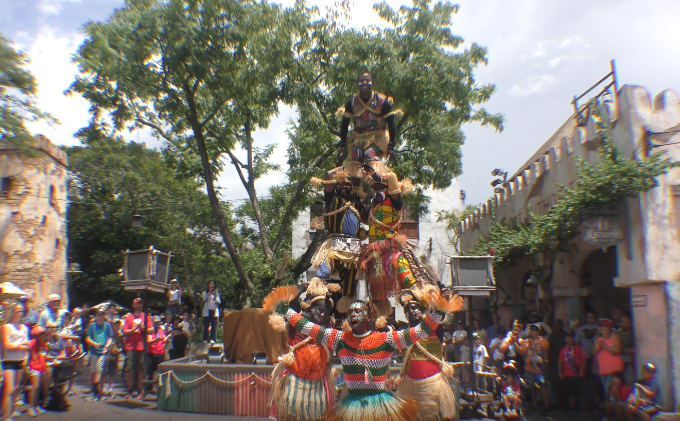 Harambe Village Acrobats | Animal Kingdom | Walt Disney World | July 2022