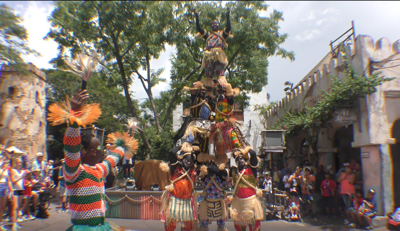 Harambe Village Acrobats | Animal Kingdom | Walt Disney World | July 2022