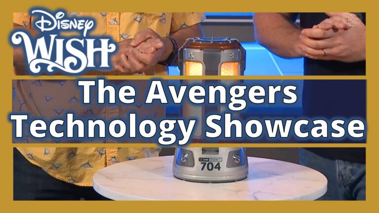 Disney Wish | Marvel Technology Showcase | Dining on the Wish