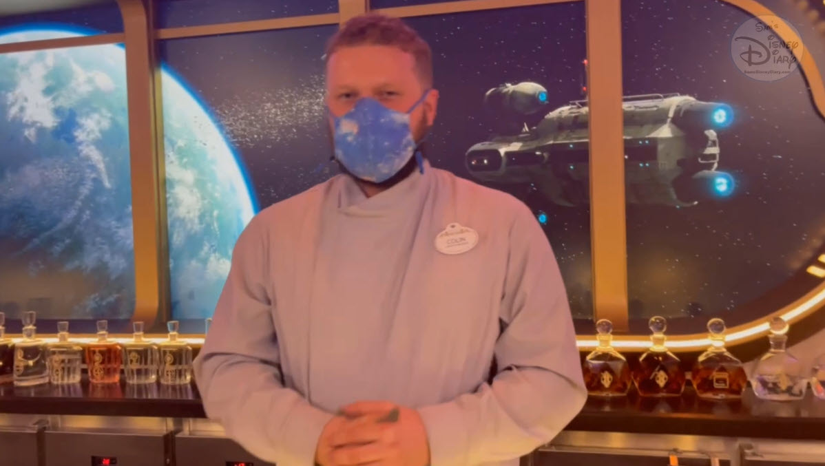 The Disney Wish | Star Wars Hyperspace Lounge | Colin best Bartender in the Galaxy
