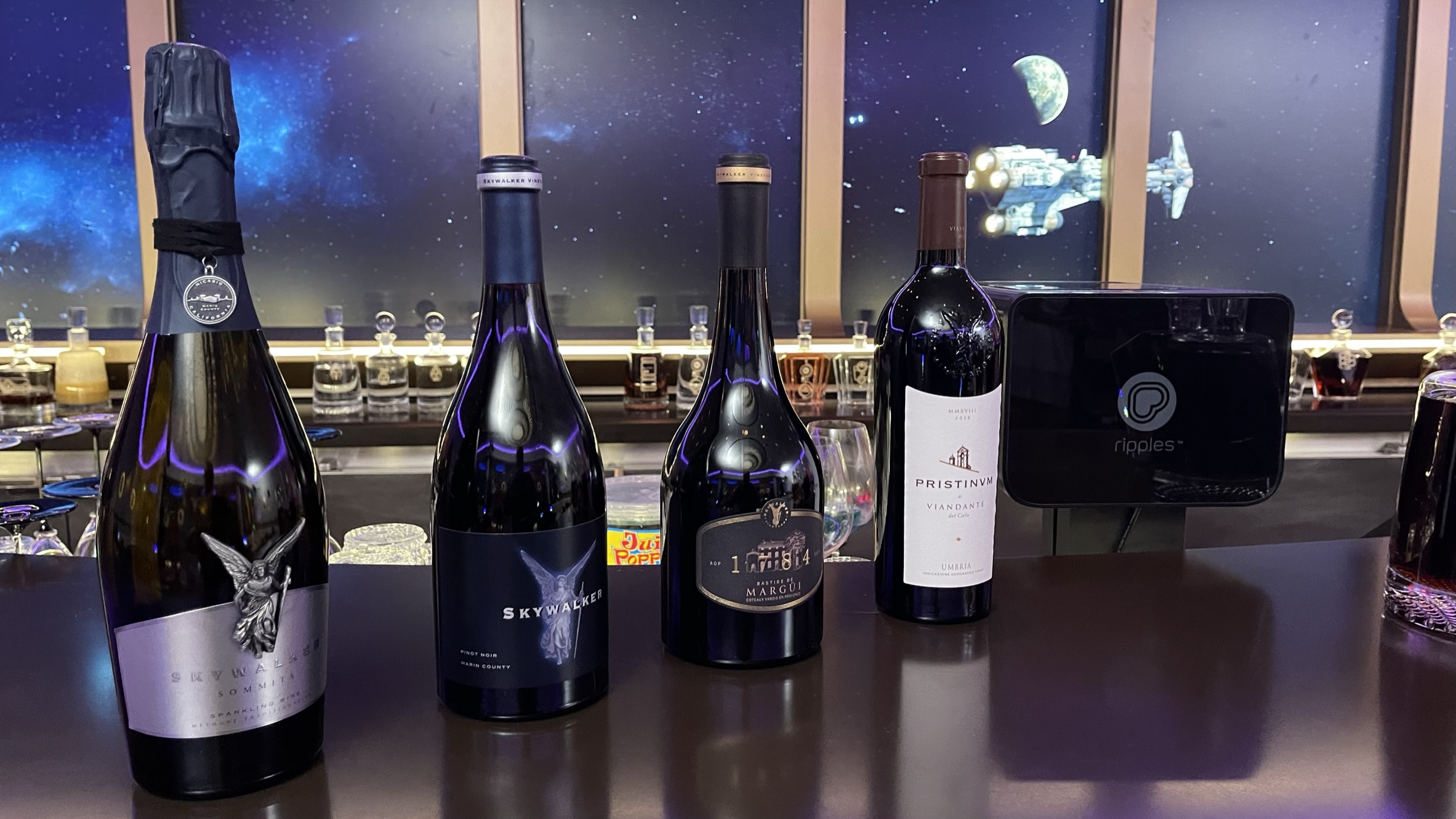 The Disney Wish | Star Wars Hyperspace Lounge | Colin makes us a Tatooine | Selection of Skywalker Ranch Wines