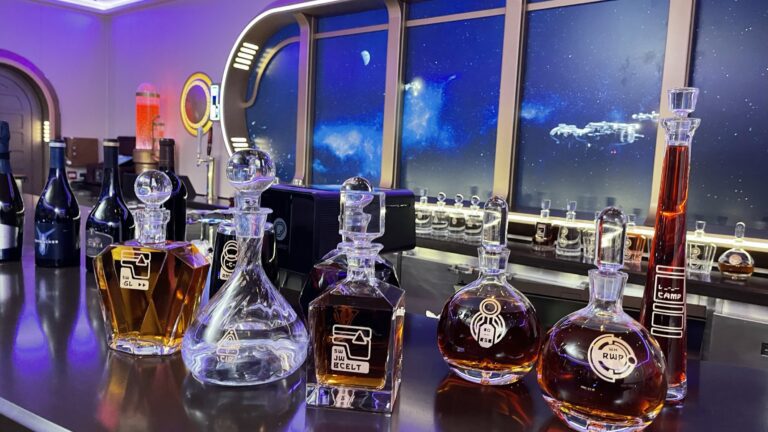 The Disney Wish | Star Wars Hyperspace Lounge | Collection of Star Wars Inspired drink vessels