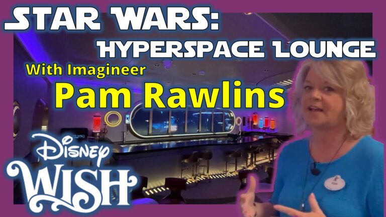 Disney Wish | Star Wars: Hyperspace Lounge | Star Wars Bar | Interview with Pam Rawlins