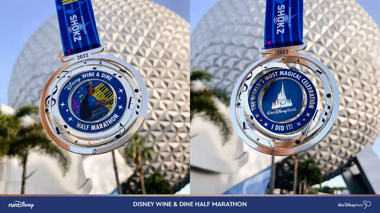 runDisney Reveals Medals for 2022 Disney Wine & Dine Half Marathon Weekend!