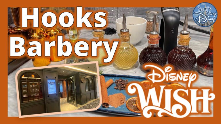 Disney Wish | Hooks Barbery and Men's Salon | Disney Cruise Lines