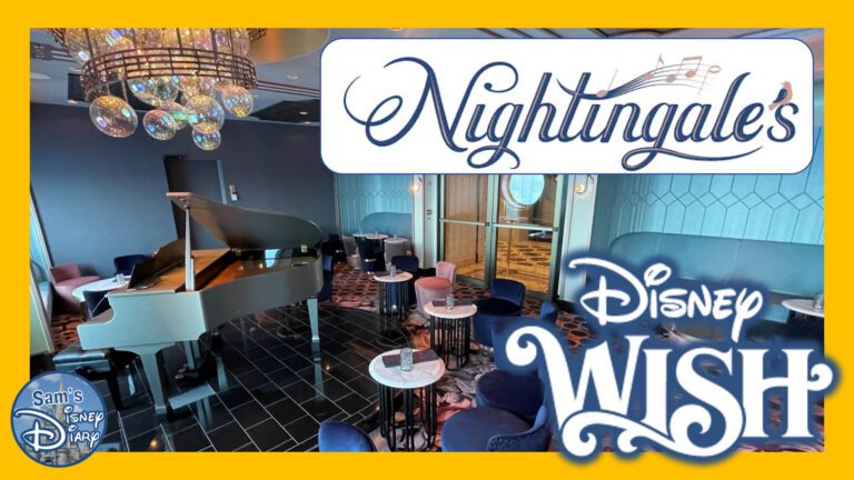 Nightingale's Piano Bar aboard the Disney Wish | Disney Cruise Lines