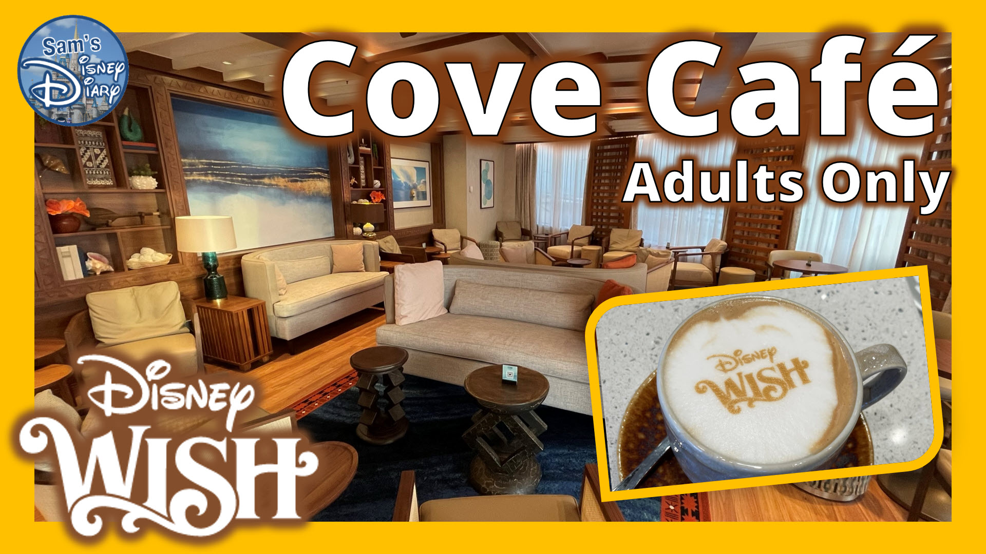 Disney Wishes and Adult Spaces - Quite Cove Cafe and Cove Cafe