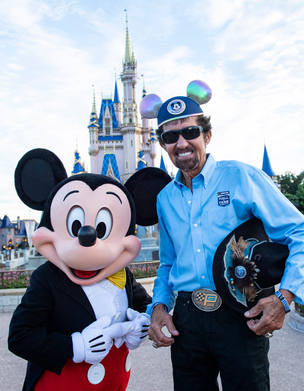 NASCAR Legend Richard Petty Shares Iconic Moment With Mickey Mouse